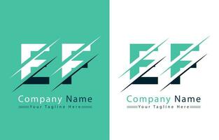 EF Letter Logo Vector Design Concept Elements