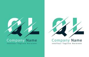 QL Letter Logo Design Template. Vector Logo Illustration