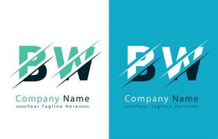 BW Letter Logo Vector Design Template Elements