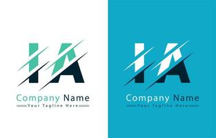 IA Letter Logo Vector Design Template Elements