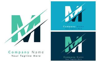 M Letter Logo Vector Design Template Elements