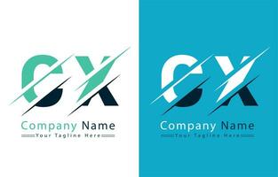 CX Letter Logo Vector Design Template Elements