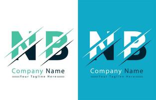 NB Letter Logo Vector Design Concept Elements