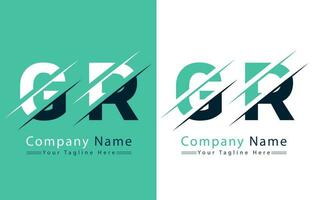 GR Letter Logo Vector Design Template Elements