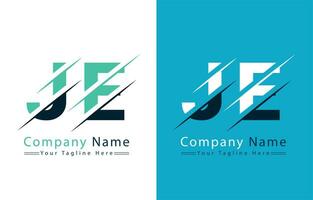 JE Letter Logo Vector Design Template Elements