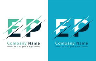 EP Letter Logo Vector Design Concept Elements