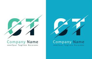 CT Letter Logo Vector Design Template Elements