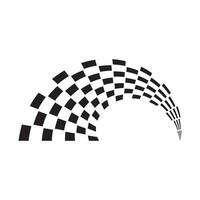 Race flag icon design vector