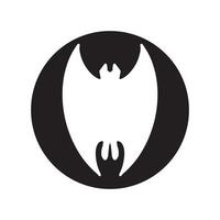 Bat wing logo vector element