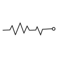 art design health medical heartbeat pulse vector