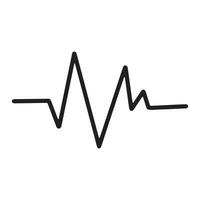 art design health medical heartbeat pulse vector