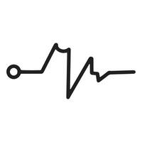 art design health medical heartbeat pulse vector