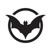 Bat wing logo vector element