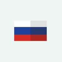 Rusia bandera icono vector