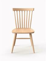 Chair on white background AI Generative photo