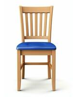 Chair on white background AI Generative photo
