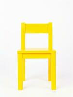 Chair on white background AI Generative photo