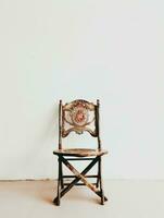 Chair on white background AI Generative photo