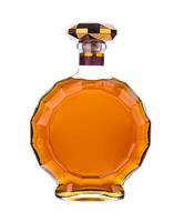 Bottle cognac alcohol on a white background photo