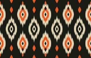 Ethnic abstract ikat art. Aztec ornament print. geometric ethnic pattern seamless  color oriental.  Design for background ,curtain, carpet, wallpaper, clothing, wrapping, Batik, vector illustration.