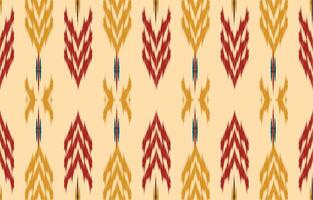 Ethnic abstract ikat art. Aztec ornament print. geometric ethnic pattern seamless  color oriental.  Design for background ,curtain, carpet, wallpaper, clothing, wrapping, Batik, vector illustration.