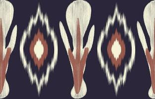 Ethnic abstract ikat art. Aztec ornament print. geometric ethnic pattern seamless  color oriental.  Design for background ,curtain, carpet, wallpaper, clothing, wrapping, Batik, vector illustration.
