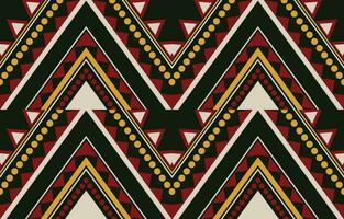 Ethnic abstract ikat art. Aztec ornament print. geometric ethnic pattern seamless  color oriental.  Design for background ,curtain, carpet, wallpaper, clothing, wrapping, Batik, vector illustration.