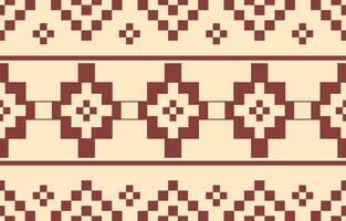 Ethnic abstract ikat art. Aztec ornament print. geometric ethnic pattern seamless  color oriental.  Design for background ,curtain, carpet, wallpaper, clothing, wrapping, Batik, vector illustration.