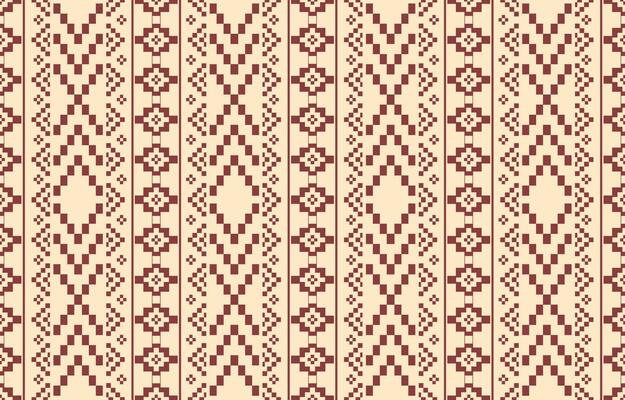 Ethnic abstract ikat art. Aztec ornament print. geometric ethnic pattern seamless  color oriental.  Design for background ,curtain, carpet, wallpaper, clothing, wrapping, Batik, vector illustration.