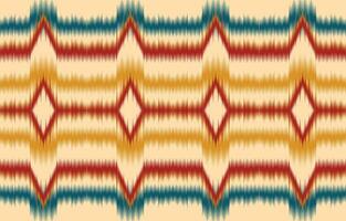 Ethnic abstract ikat art. Aztec ornament print. geometric ethnic pattern seamless  color oriental.  Design for background ,curtain, carpet, wallpaper, clothing, wrapping, Batik, vector illustration.