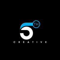 5TH Letter Initial Logo Design Template Vector Illustration