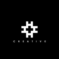H Letter Initial Logo Design Template Vector Illustration