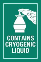 Class 9 Hazardous HAZMAT Material Label IATA Transportation Handling Labels Cryogenic Liquids vector