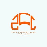 zcc letra logo creativo diseño con vector gráfico Pro diseño
