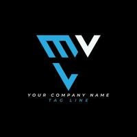 MVL letter logo creative design with vector graphic Vector