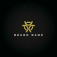 Abstract initial letter C logo design on the luxury background. CC monogram initials letter logo concept. C elegant and Professional white color letter icon design on a black background. vector