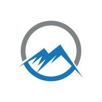 Mountain icon Logo vector