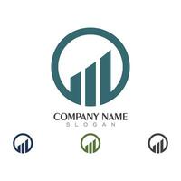 Business Finance Logo template vector