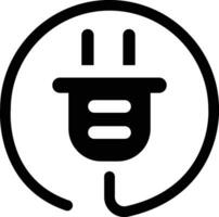 Electric plug icon. Electricity and energy symbol. Connection and disconnection concept. Concept of 404 error connection. Outlet socket unplugged. Wire, cable of energy disconnect vector