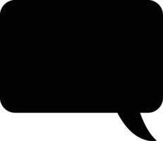 Flat Speech Bubble. Talk bubble. Speak bubble text, chatting box, Empty message box silhouette cartoon vector