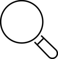 Magnifying glass. Search icon with Editable Stroke. Magnify symbol. Optical lens vector