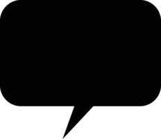 Flat Speech Bubble. Talk bubble. Speak bubble text, chatting box, Empty message box silhouette cartoon vector