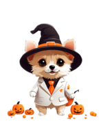 Tier Kostüm, Halloween Tiere, Tier Halloween Maske, ai generativ png