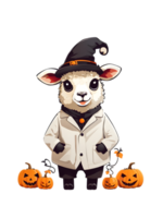 Animal Costume, Halloween Animals, Animal Halloween Mask, ai generative png