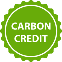 Carbon credit icon for graphic design, logo, website, social media, mobile app, UI illustration. png