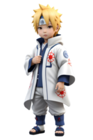 Minato Namikaze, vierte Hokage, Minato Fähigkeiten ai generativ png