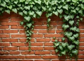 ladrillo pared y vino textura antecedentes ai generativo foto