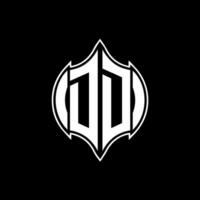 DD letter logo. DD creative monogram initials letter logo concept. DD Unique modern flat abstract vector letter logo design.