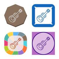 icono de vector de guitarra