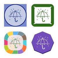 icono de vector de lluvia